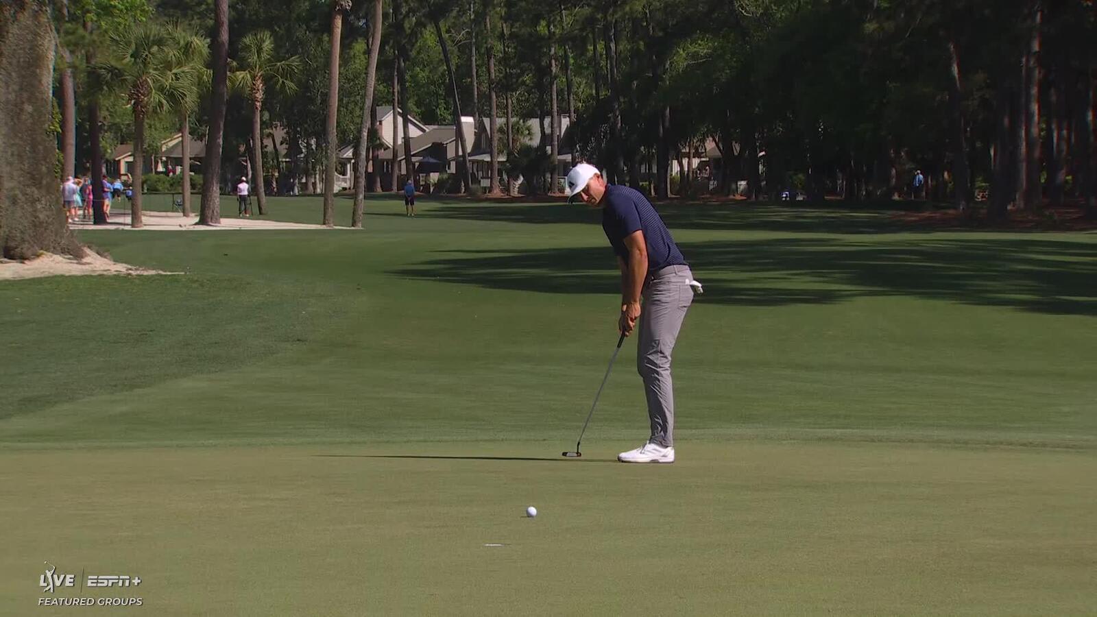 Ludvig Åberg | Round 3 | 2nd hole | Shot 5 | 2025 RBC Heritage