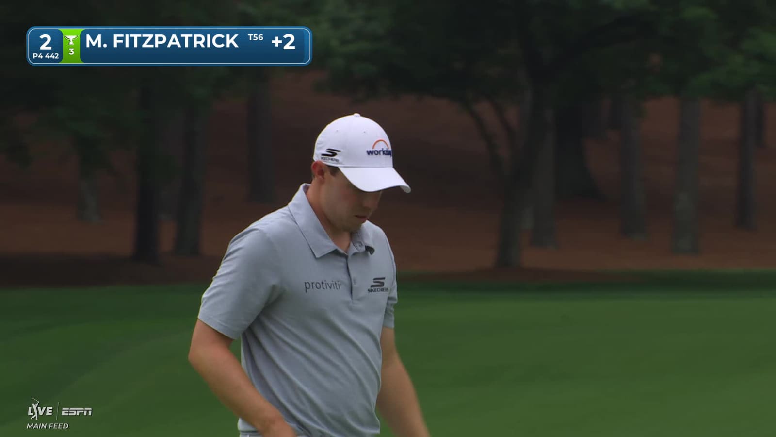 Matt Fitzpatrick | Round 3 | 2nd hole | Shot 3 | 2026 Truist Championship