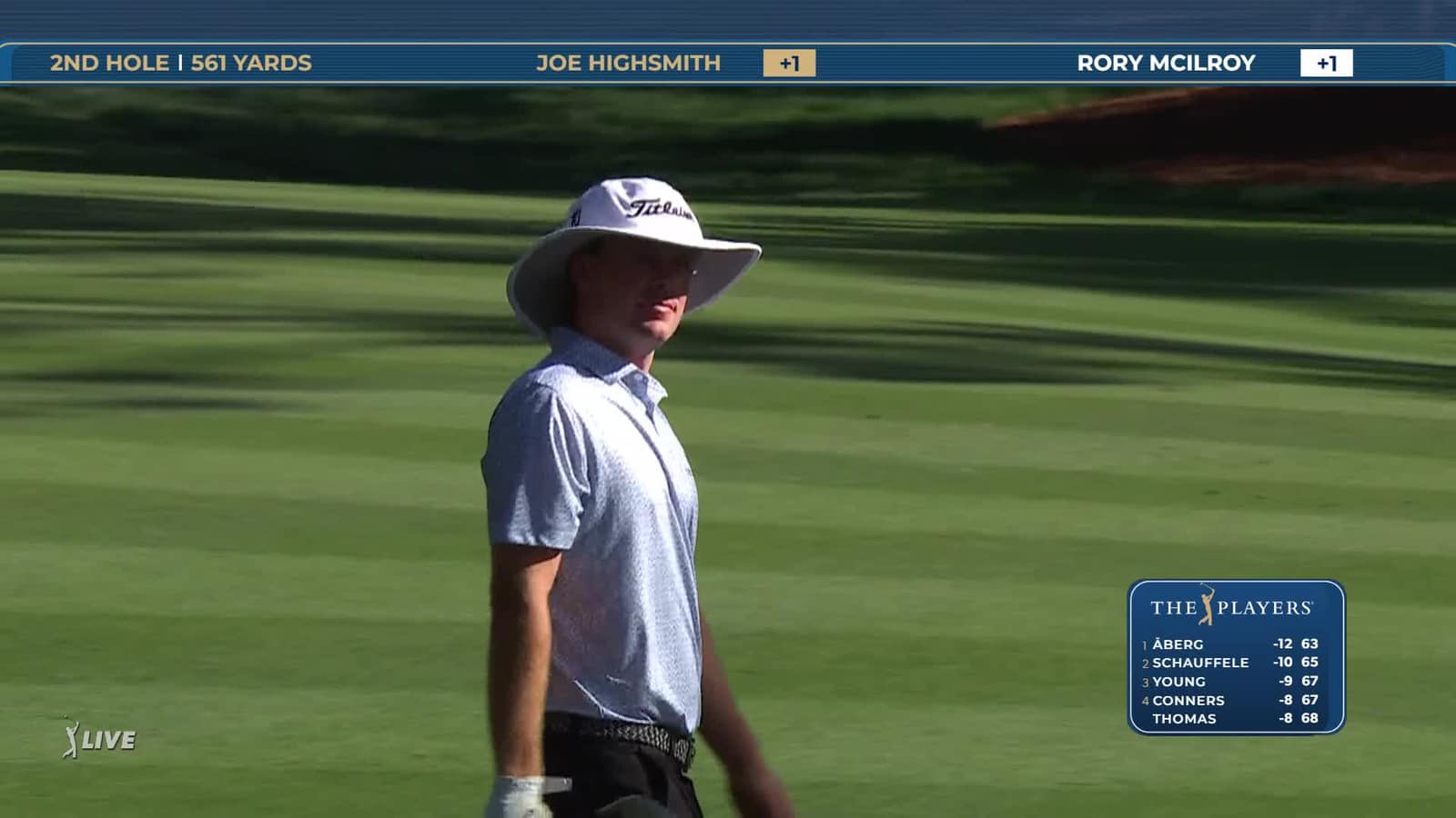 Joe Highsmith | Round 3 | 2nd hole | Shot 2 | 2026 THE PLAYERS