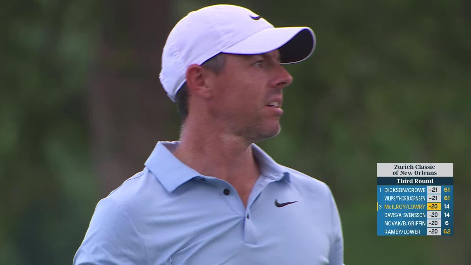 Rory McIlroy | Round 3 | 15th hole | Shot 2 | 2025 Zurich Classic