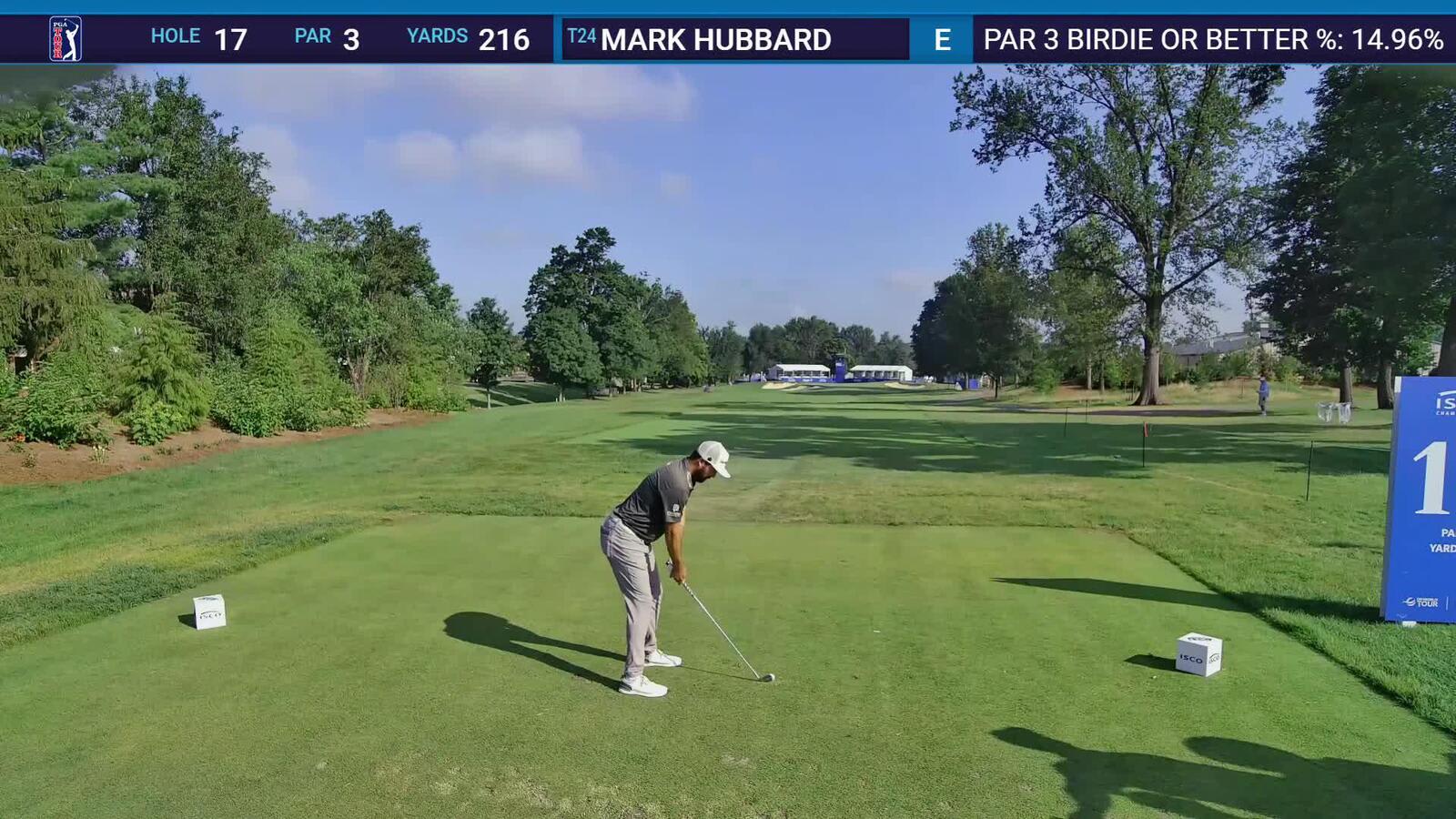 Mark Hubbard | Round 1 | 17th hole | Shot 1 | 2025 ISCO Championship