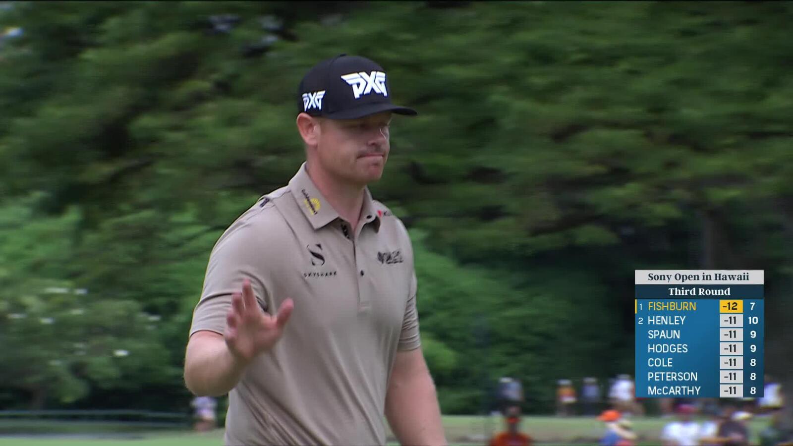 Patrick Fishburn | Round 3 | 8th hole | Shot 3 | 2025 Sony Open