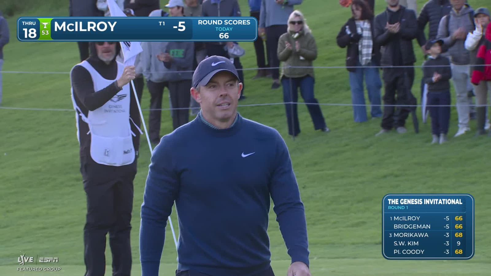 Rory McIlroy | Round 1 | 18th hole | Shot 4 | 2026 The Genesis