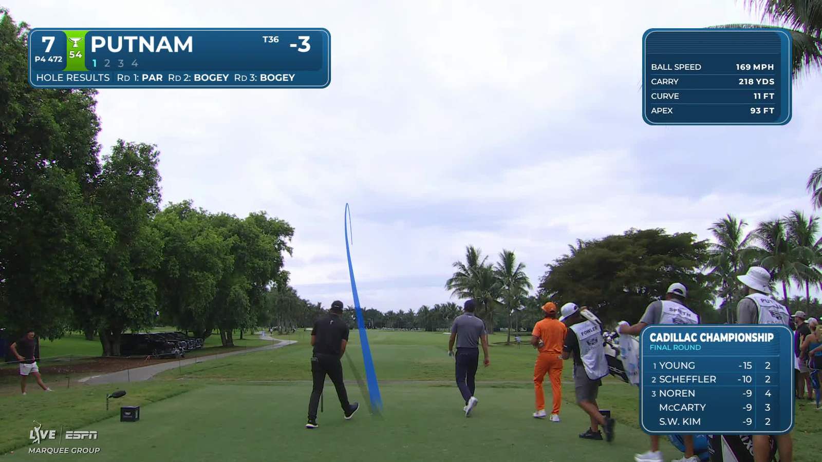 Andrew Putnam | Round 4 | 7th hole | Shot 1 | 2026 Cadillac