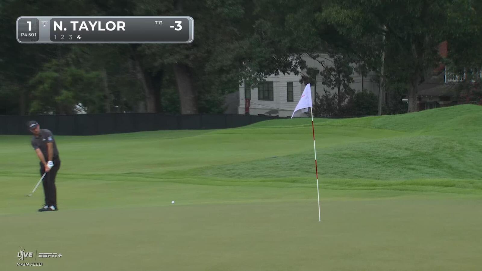 Nick Taylor | Round 2 | 1st hole | Shot 4 | 2025 TOUR Championship