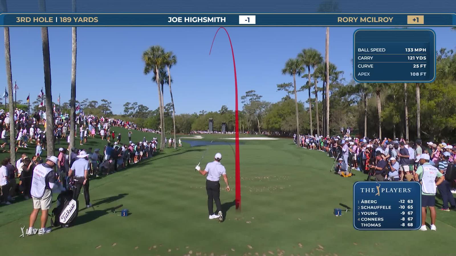 Rory McIlroy | Round 3 | 3rd hole | Shot 1 | 2026 THE PLAYERS