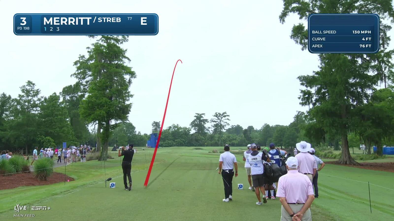 Troy Merritt | Round 1 | 3rd hole | Shot 1 | 2025 Zurich Classic