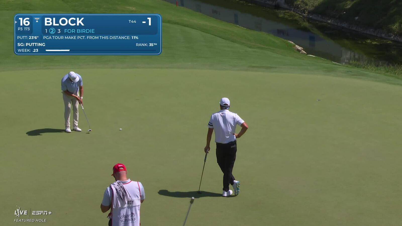 Michael Block | Round 2 | 16th hole | Shot 3 | 2025 Charles Schwab