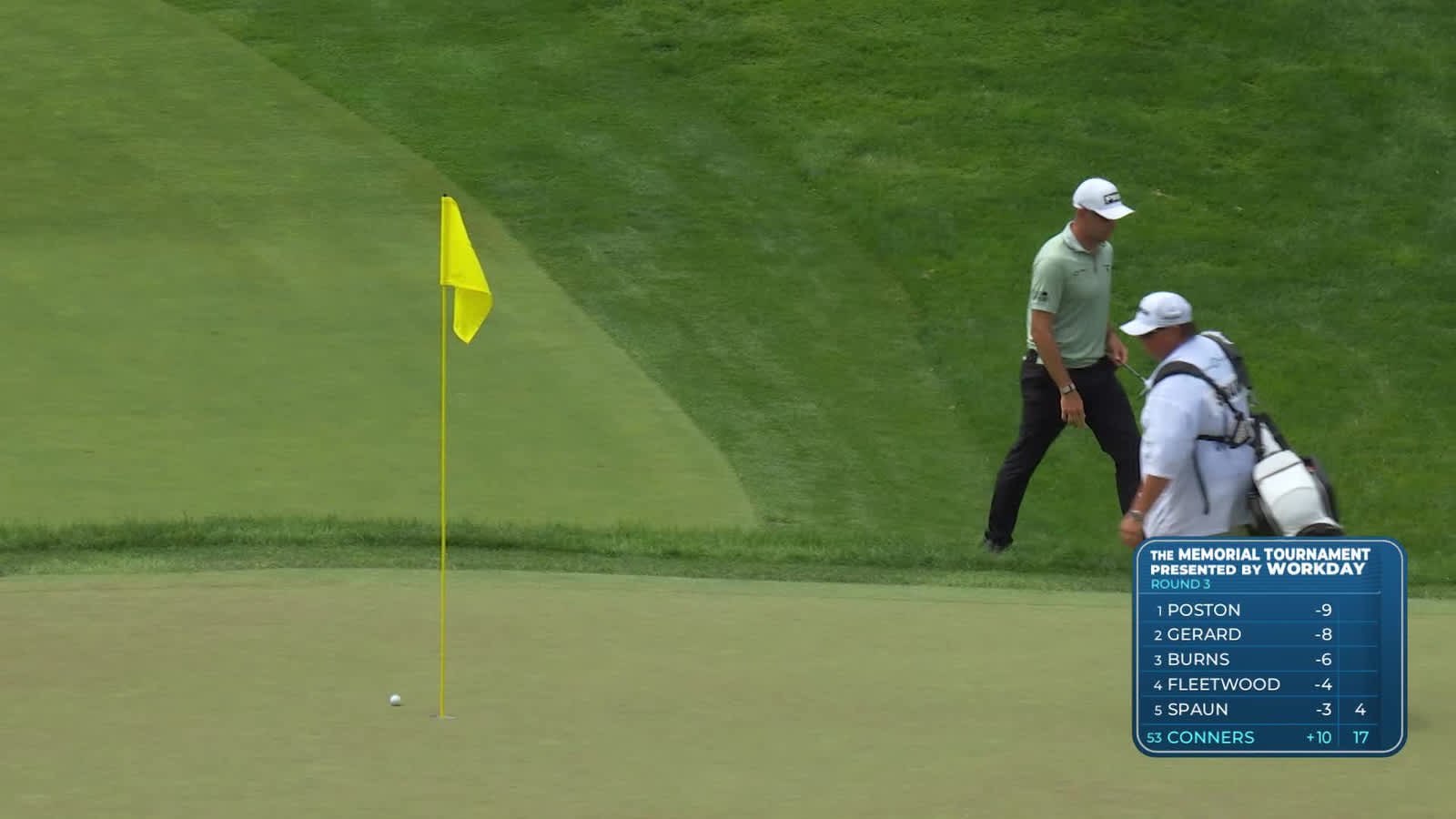 Corey Conners | Round 3 | 18th hole | Shot 4 | 2026 the Memorial