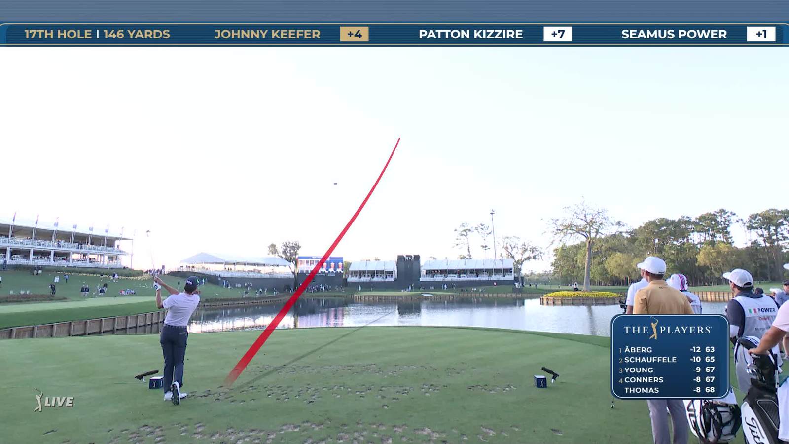 Johnny Keefer | Round 2 | 17th hole | Shot 1 | 2026 THE PLAYERS