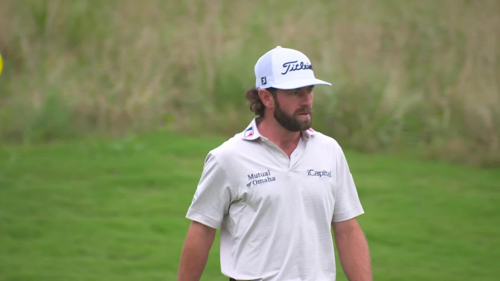 Cameron Young | Round 3 | 8th hole | Shot 4 | 2025 Wyndham