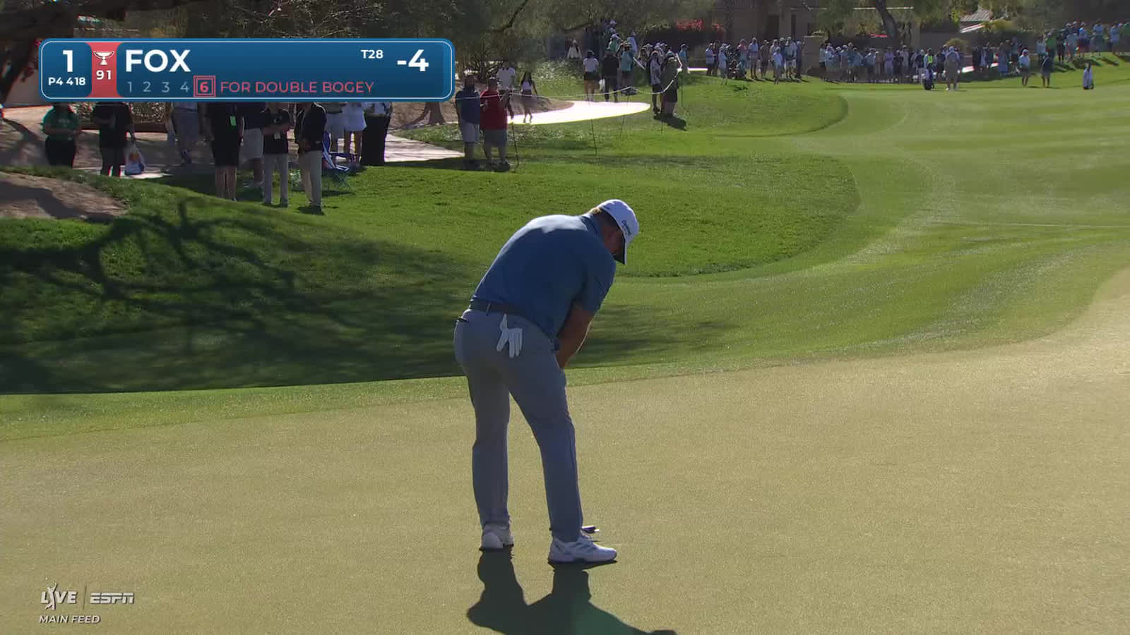 Ryan Fox | Round 3 | 1st hole | Shot 6 | 2026 WM Phoenix Open