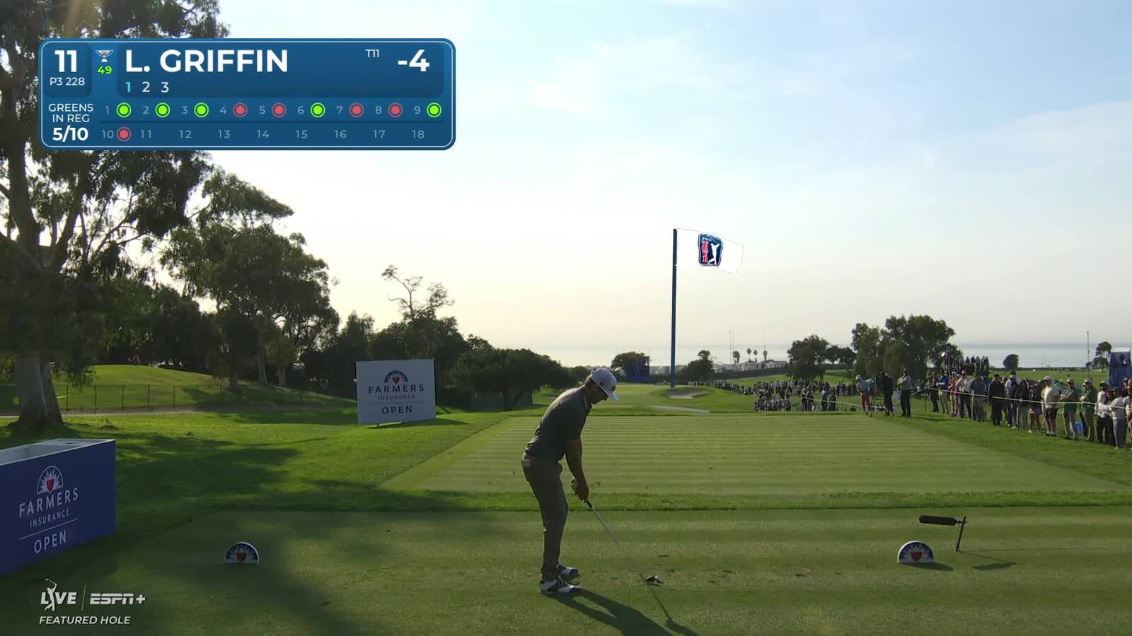 Lanto Griffin | Round 3 | 3rd hole | Shot 3 | 2025 Farmers