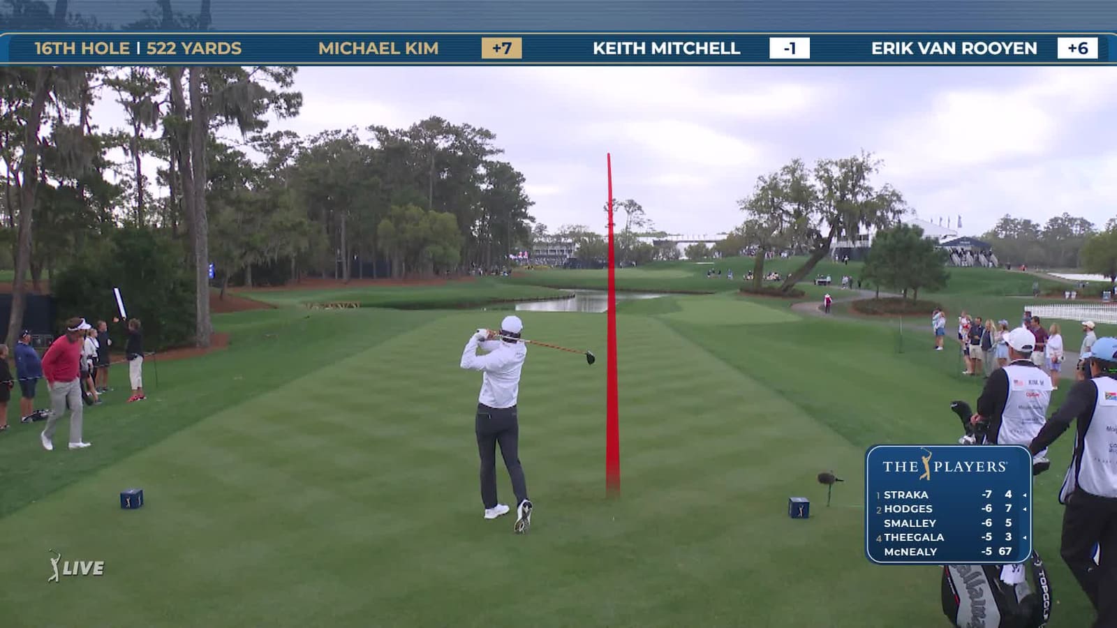 Michael Kim | Round 2 | 16th hole | Shot 1 | 2026 THE PLAYERS