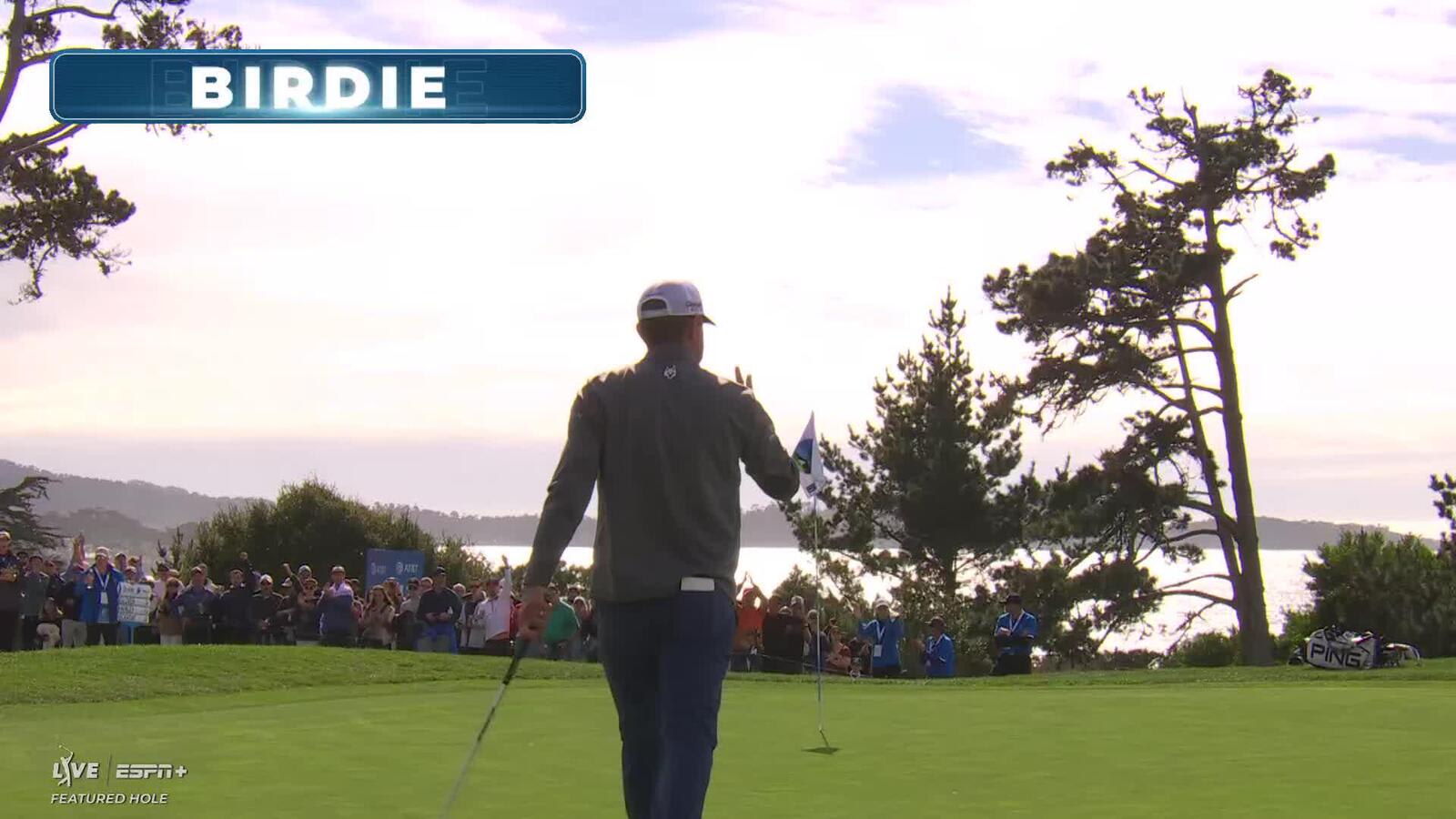 Lucas Glover | Round 4 | 12th hole | Shot 2 | 2025 AT&T Pebble Beach
