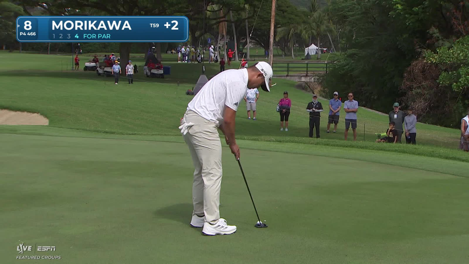 Collin Morikawa | Round 1 | 8th hole | Shot 5 | 2026 Sony Open