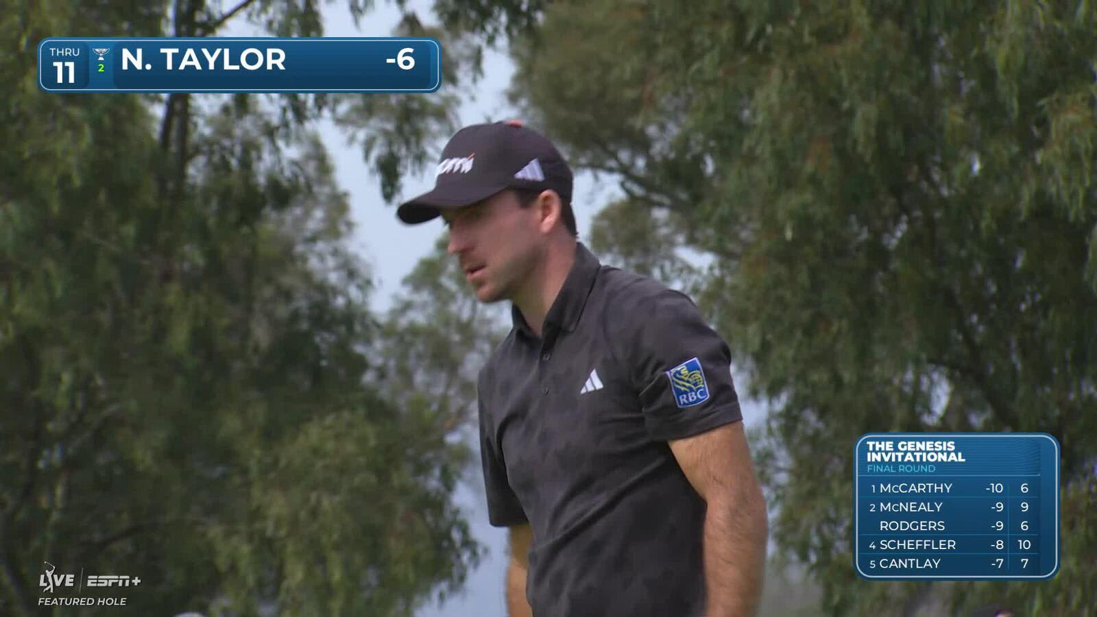 Nick Taylor | Round 4 | 11th hole | Shot 3 | 2025 Genesis