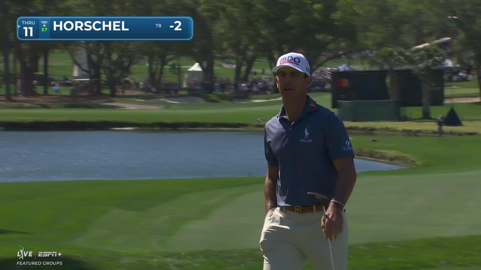 Billy Horschel | Round 1 | 2nd hole | Shot 4 | 2025 Valspar