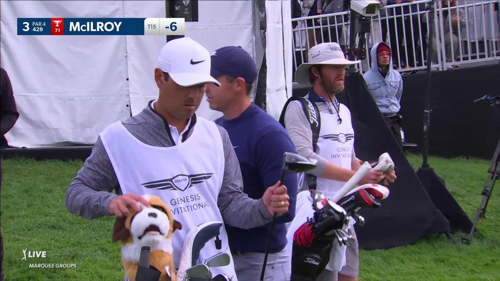 Rory McIlroy | 2024 Genesis | Round 4 | 3rd hole | Shot 1