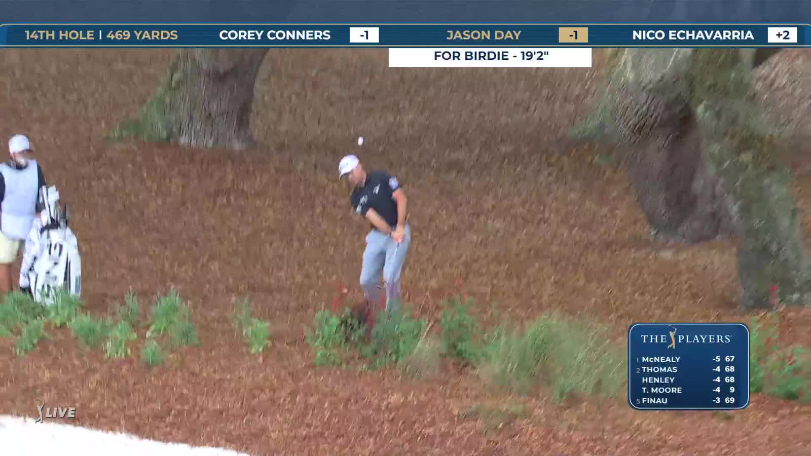 Corey Conners | Round 1 | 14th hole | Shot 3 | 2026 THE PLAYERS