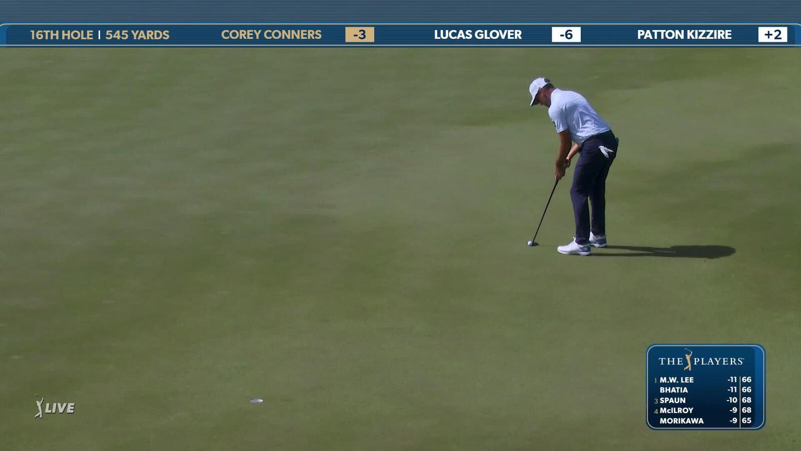 Corey Conners | Round 2 | 16th hole | Shot 4 | 2025 THE PLAYERS