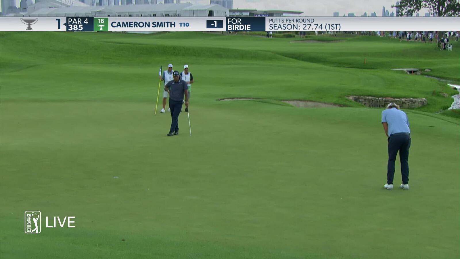 Cameron Smith | 2021 NORTHERN TRUST | Round 1 | 1st hole | Shot 3