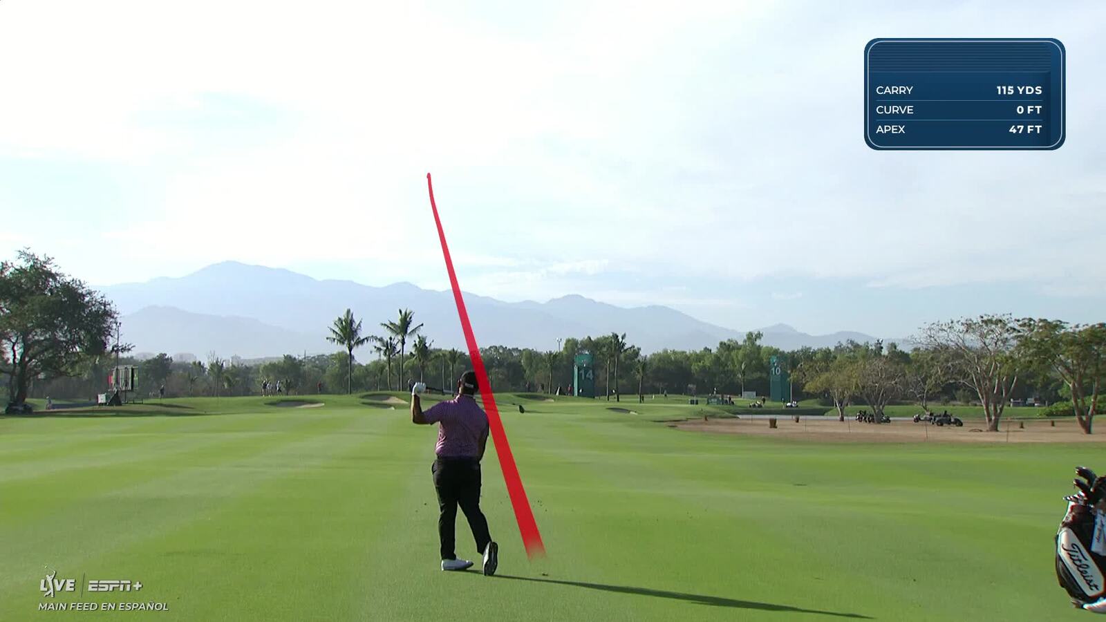 Rafael Campos | Round 2 | 14th hole | Shot 2 | 2025 Mexico Open