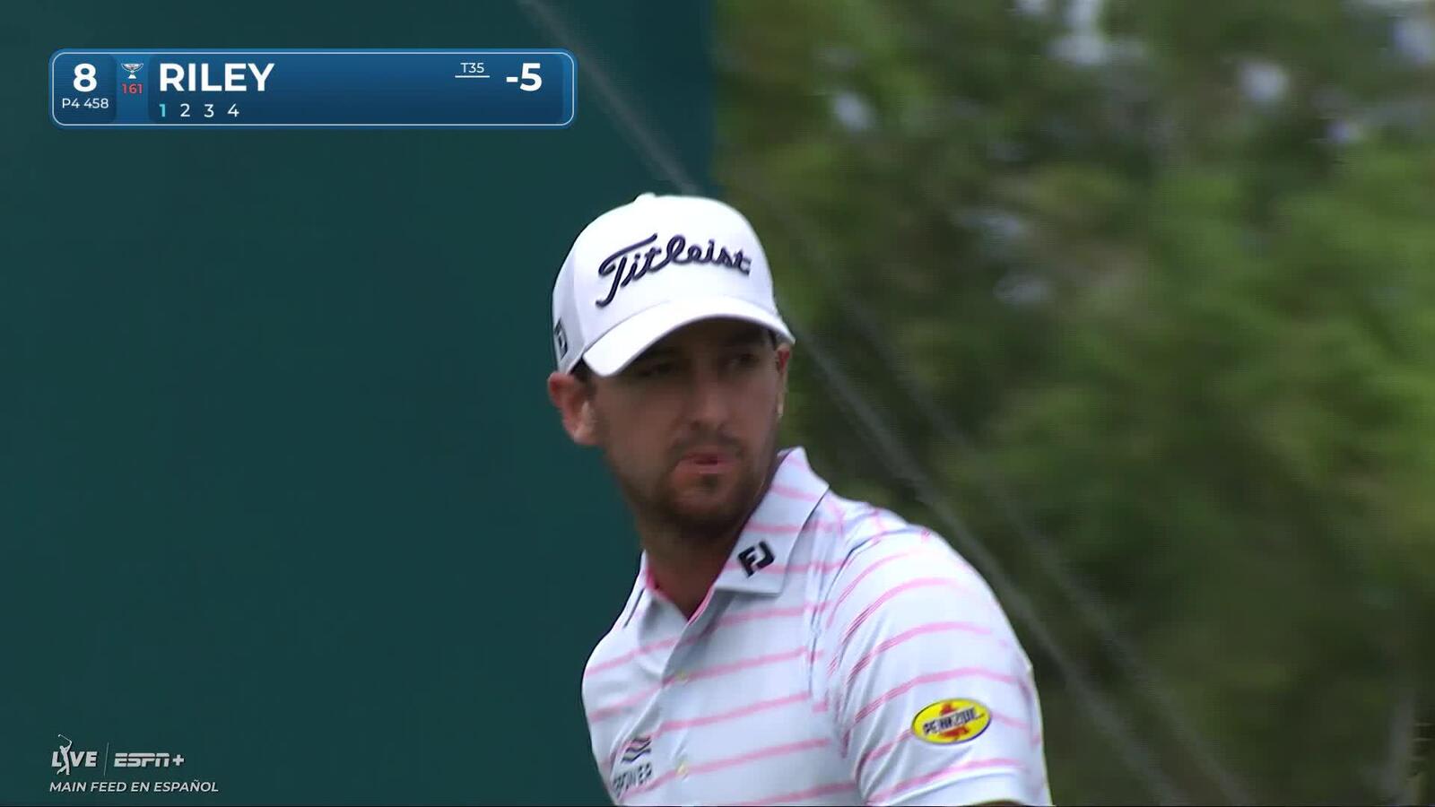 Davis Riley | Round 2 | 8th hole | Shot 1 | 2025 Mexico Open