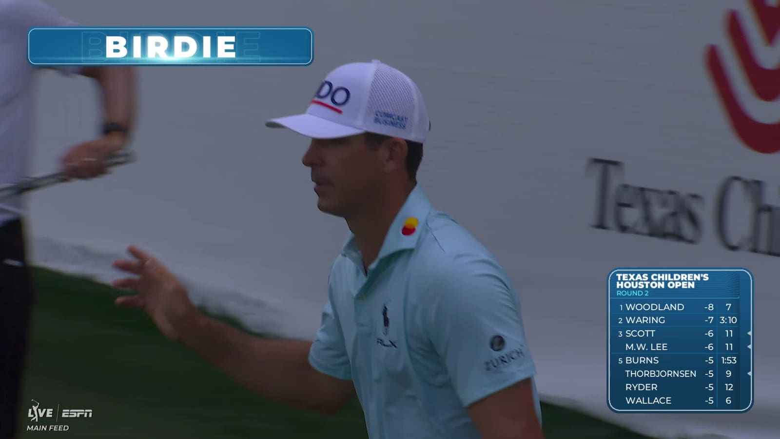 Billy Horschel | Round 2 | 18th hole | Shot 3 | 2026 Texas Children's