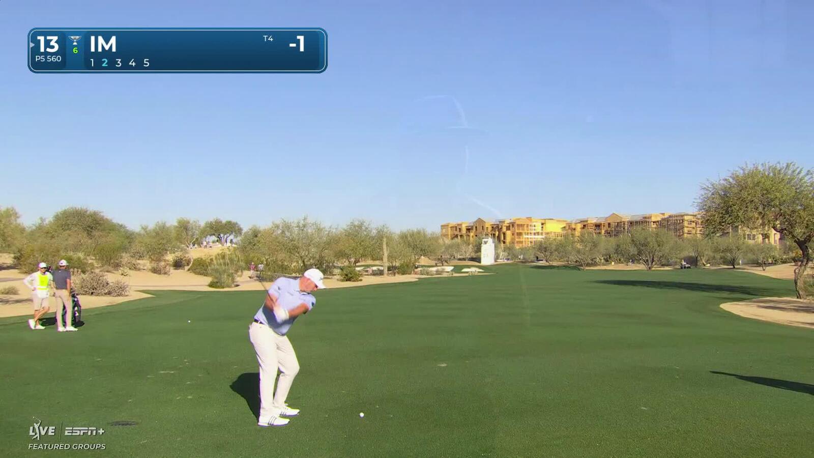 Sepp Straka | Round 1 | 13th hole | Shot 2 | 2025 WM Phoenix Open