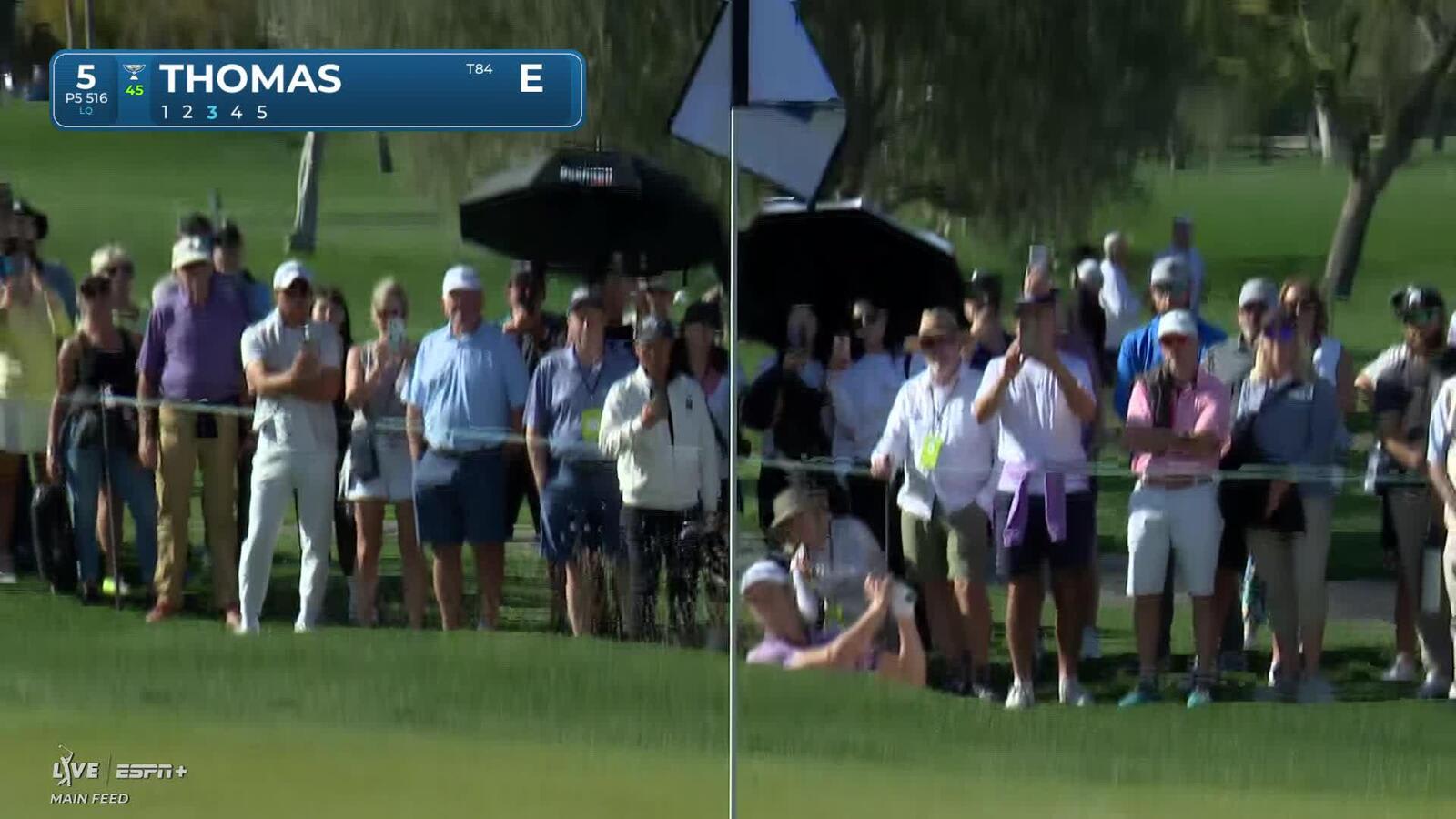 Justin Thomas | Round 1 | 5th hole | Shot 3 | 2025 The American Express