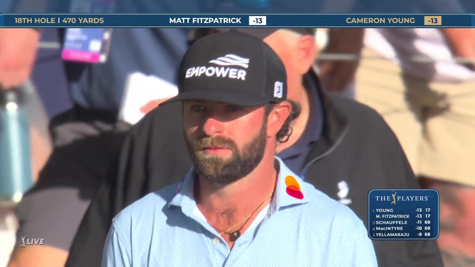 Cameron Young | Round 4 | 18th hole | Shot 2 | 2026 THE PLAYERS