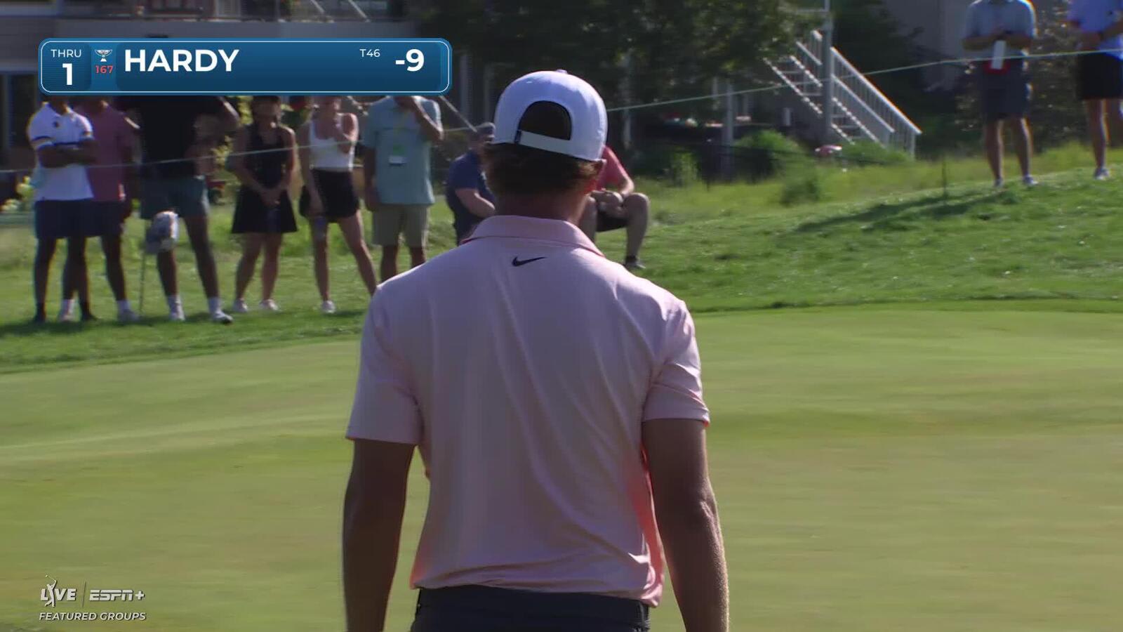 Nick Hardy | Round 4 | 1st hole | Shot 4 | 2025 3M Open