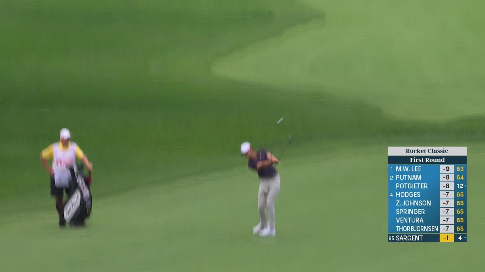 Gordon Sargent | Round 1 | 14th hole | Shot 3 | 2025 Rocket Classic