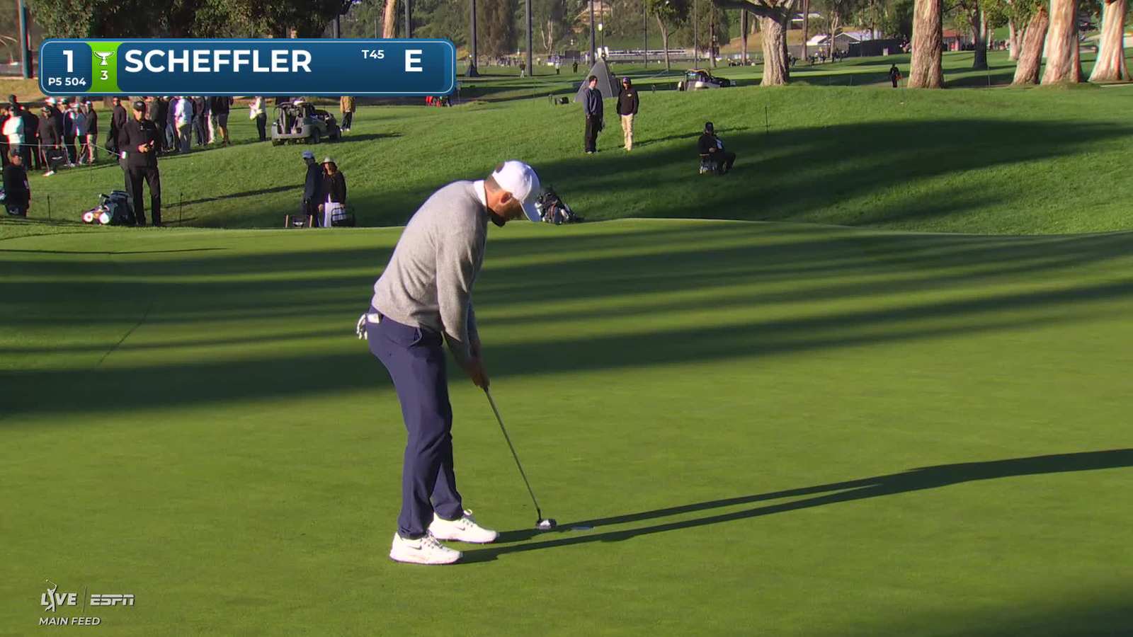 Scottie Scheffler | Round 3 | 1st hole | Shot 5 | 2026 The Genesis
