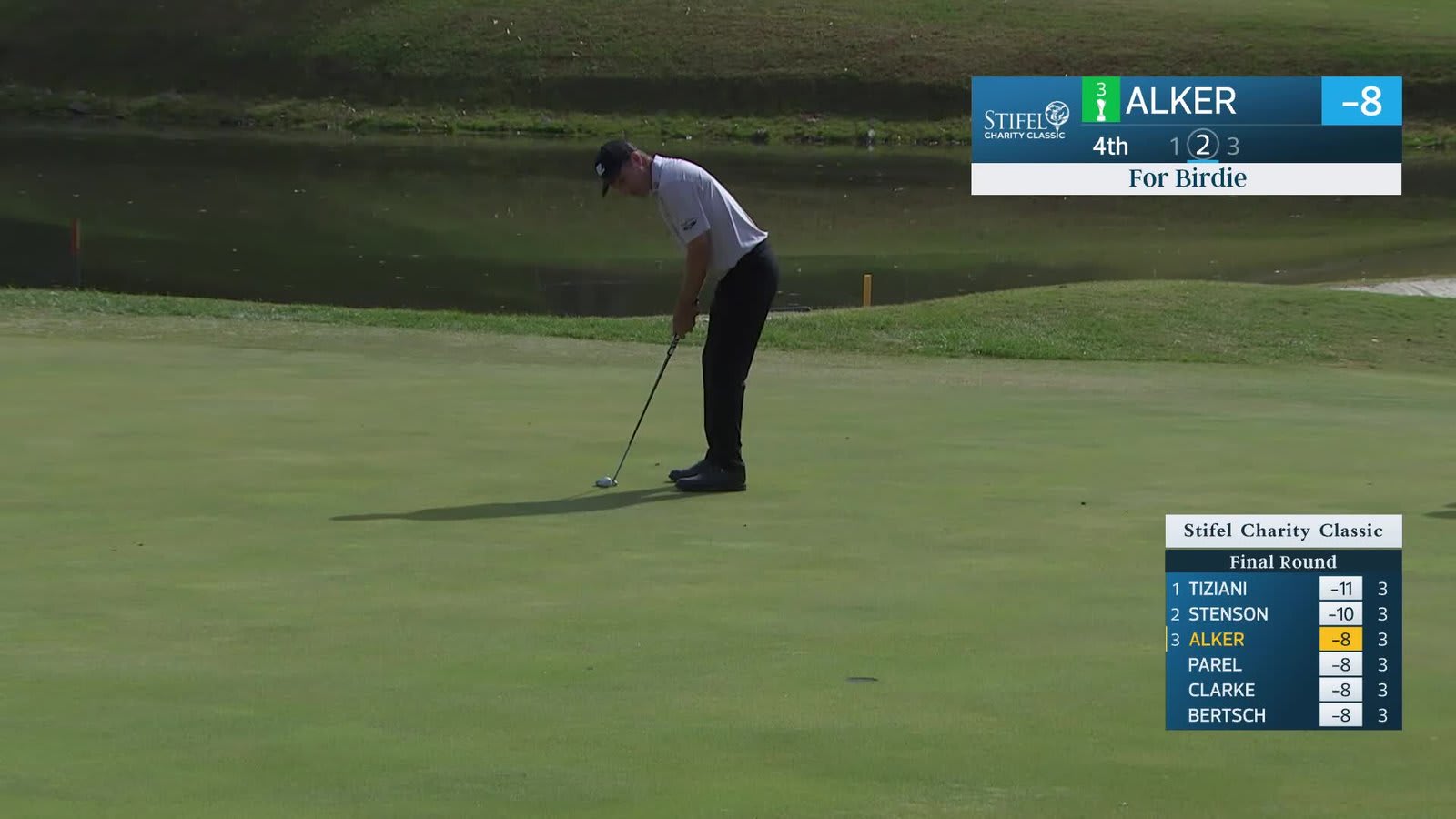 Steven Alker | Round 3 | 4th hole | Shot 2 | 2026 Stifel