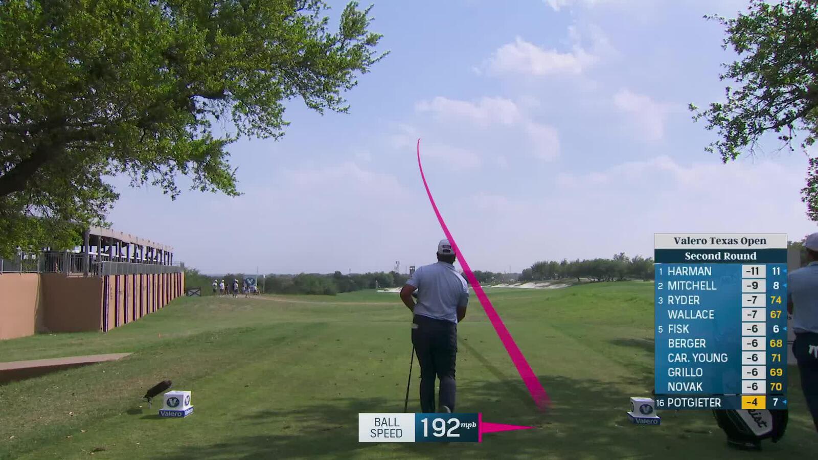 Aldrich Potgieter | Round 2 | 17th hole | Shot 1 | 2025 Valero