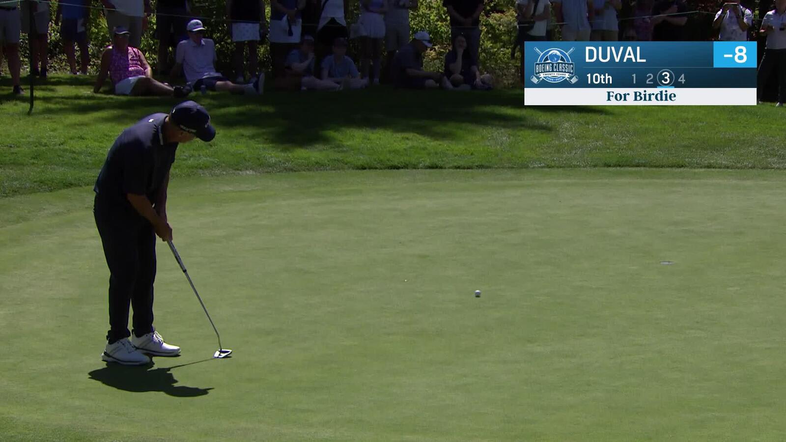 David Duval | Round 3 | 10th hole | Shot 3 | 2025 Boeing Classic