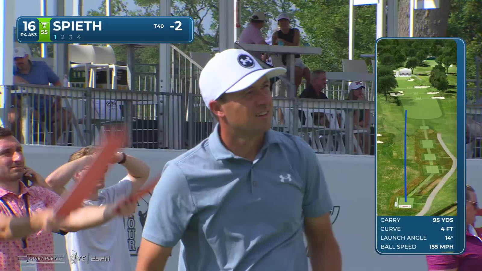 Jordan Spieth | Round 1 | 16th hole | Shot 1 | 2026 Rocket Classic