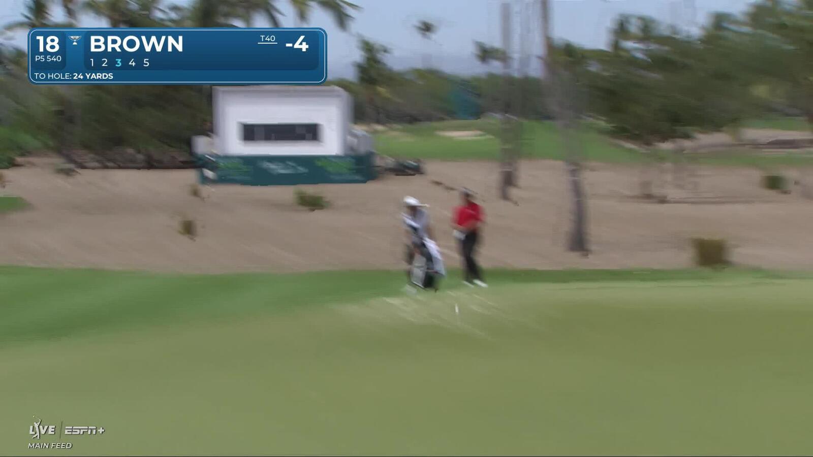 Blades Brown | Round 2 | 18th hole | Shot 3 | 2025 Mexico Open