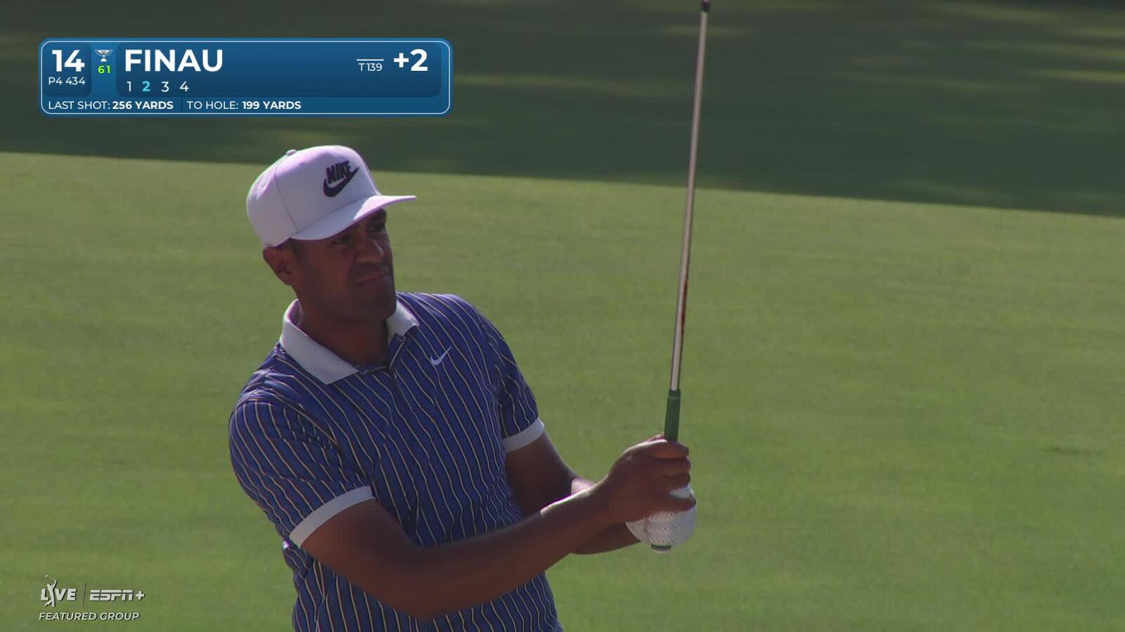 Tony Finau | Round 2 | 14th hole | Shot 2 | 2025 3M Open