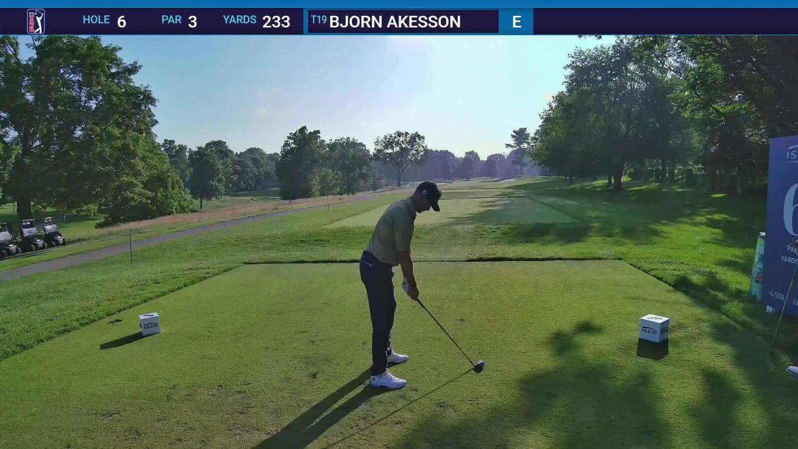 Bjorn Akesson | Round 1 | 6th hole | Shot 1 | 2025 ISCO Championship