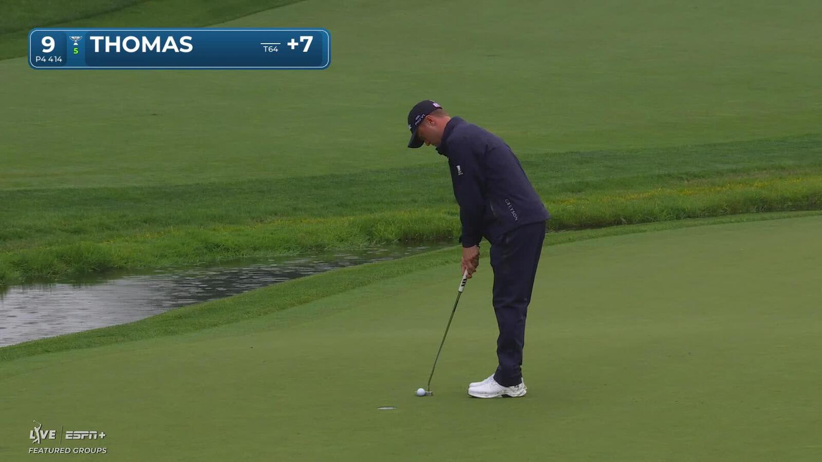 Justin Thomas | Round 2 | 9th hole | Shot 5 | 2025 the Memorial