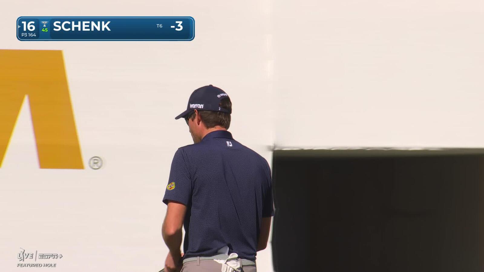 Adam Schenk | Round 1 | 16th hole | Shot 3 | 2025 WM Phoenix Open
