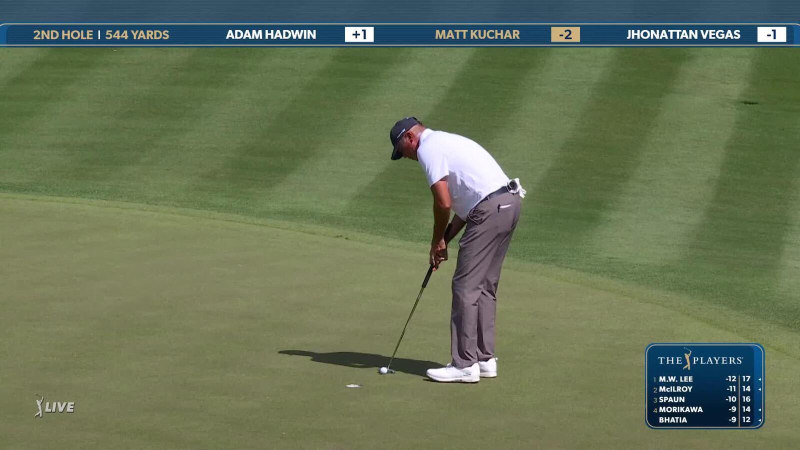 Matt Kuchar | Round 2 | 2nd hole | Shot 5 | 2025 THE PLAYERS