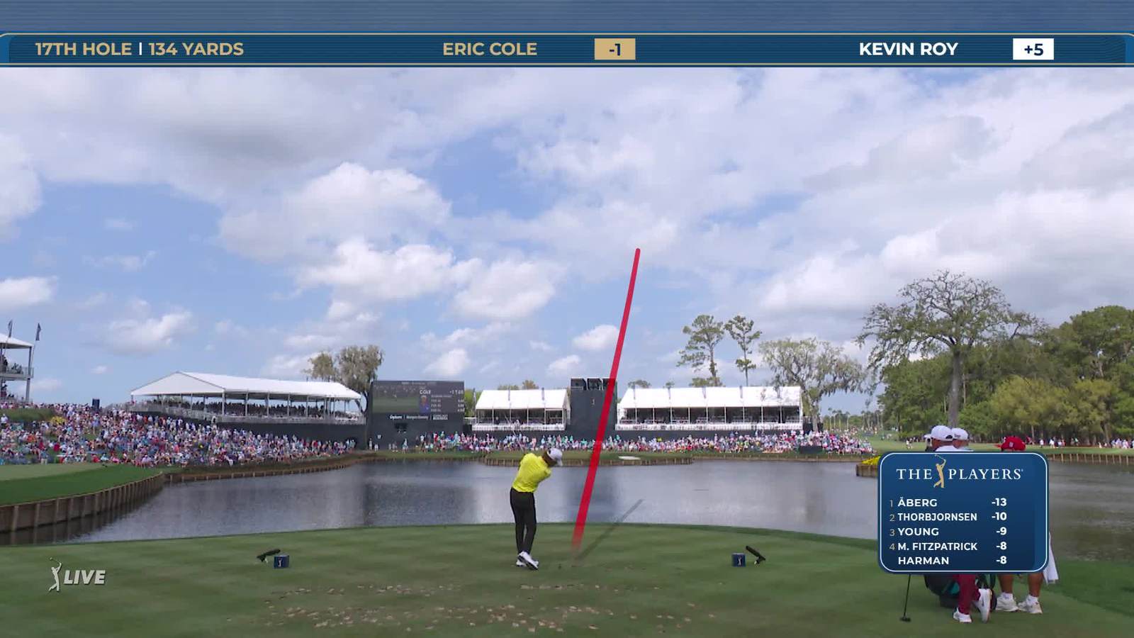 Eric Cole | Round 4 | 17th hole | Shot 1 | 2026 THE PLAYERS