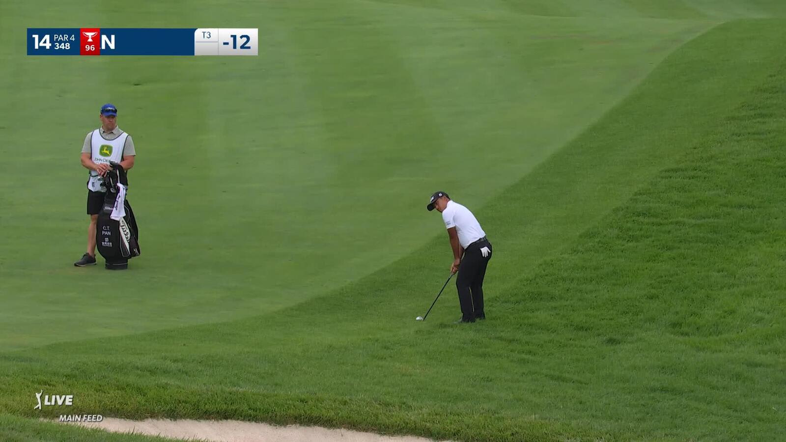 C.T. Pan | 2024 John Deere | Round 2 | 14th hole | Shot 2