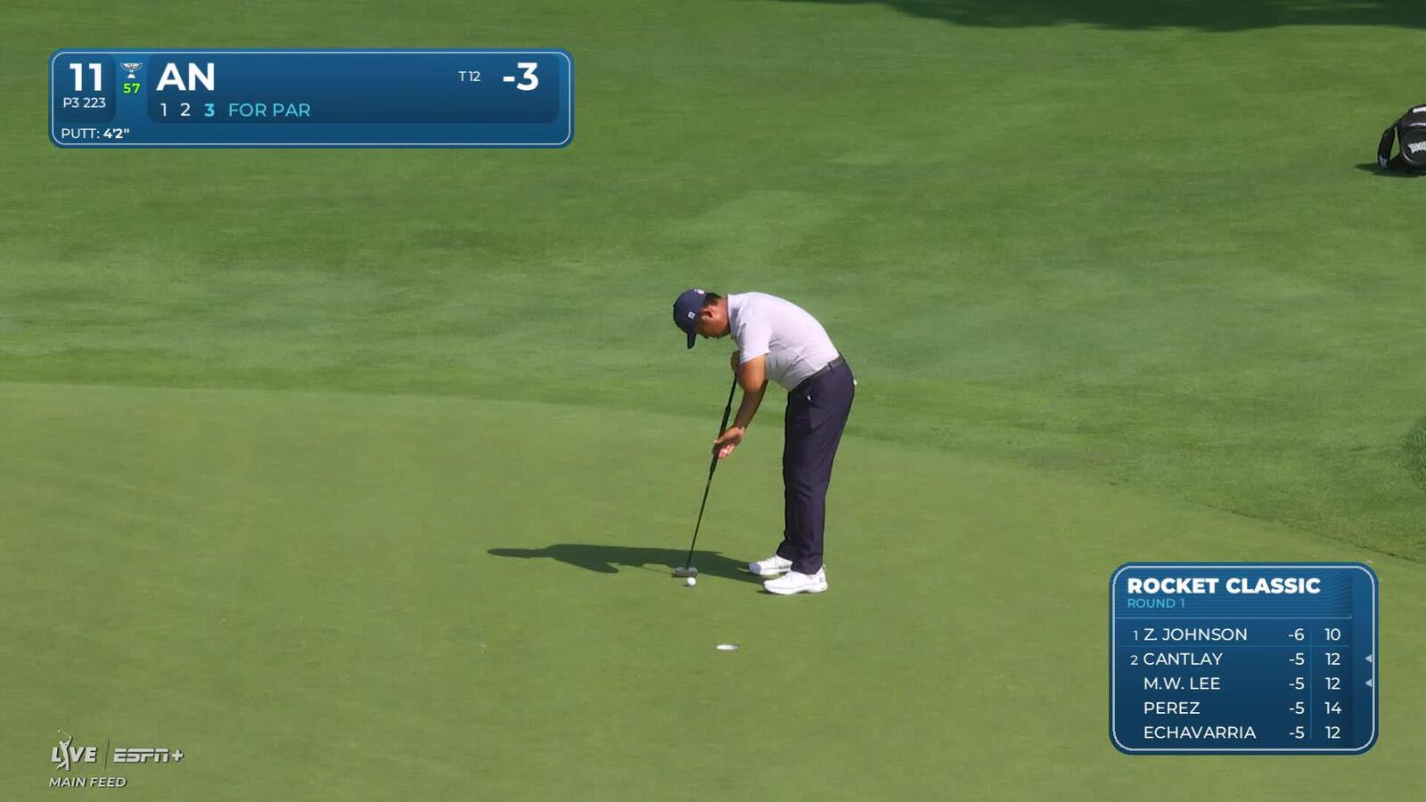 Byeong Hun An | Round 1 | 11th hole | Shot 3 | 2025 Rocket Classic