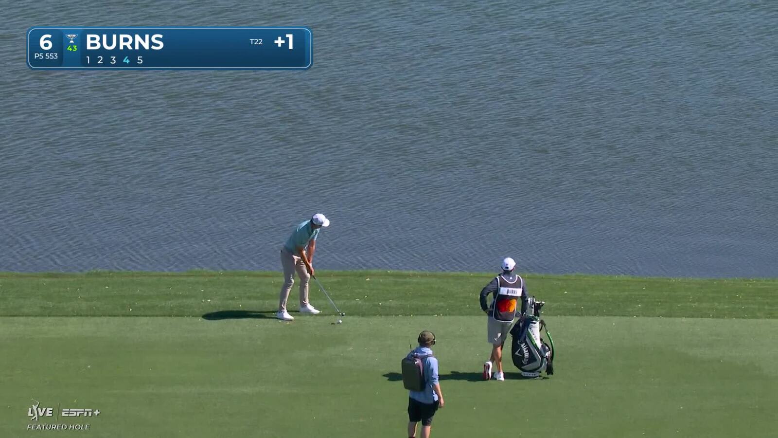 Sam Burns | Round 1 | 6th hole | Shot 4 | 2025 Arnold Palmer