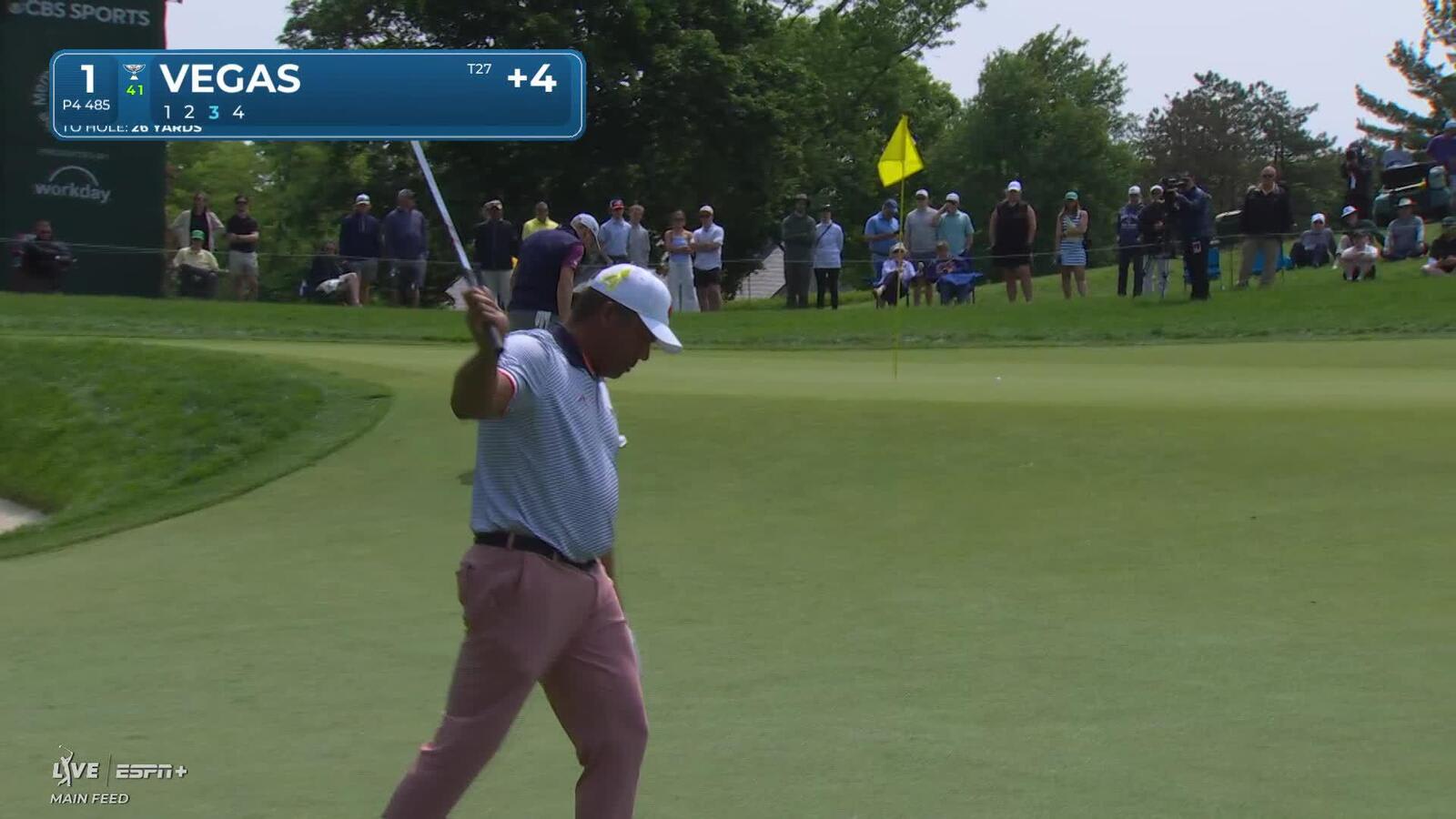 Jhonattan Vegas | Round 4 | 1st hole | Shot 3 | 2025 the Memorial